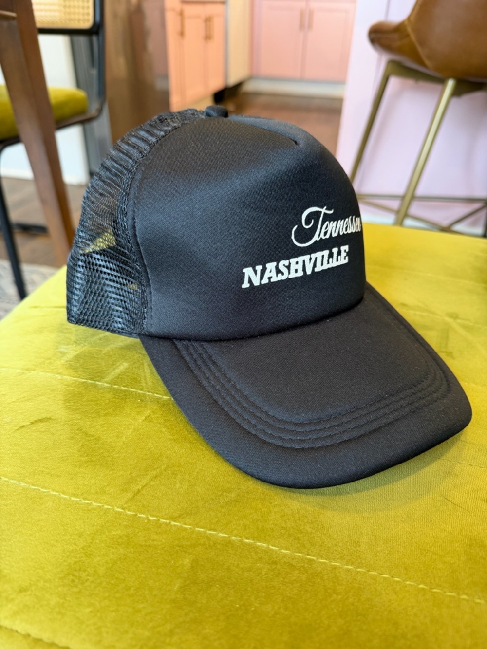 Nashville Black Trucker Hat